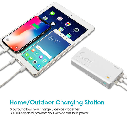 ROMOSS Sense 8+ 30000mAh Power Bank – QC Dual Fast Charging