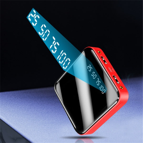 Mini 20000mAh Mirror Display Power Bank