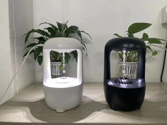 Anti-Gravity Water Drop Humidifier – Aromatherapy & LED Mist Machine